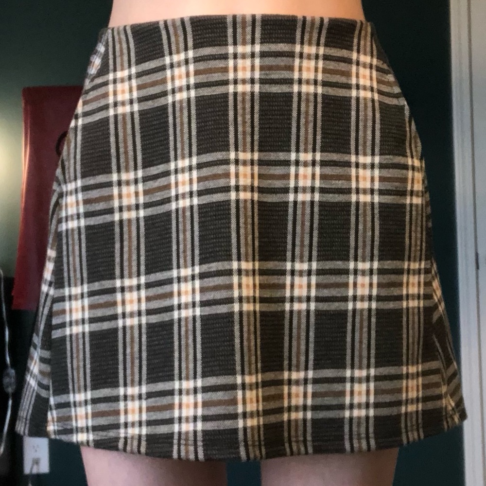 Plaid Mini Skirt